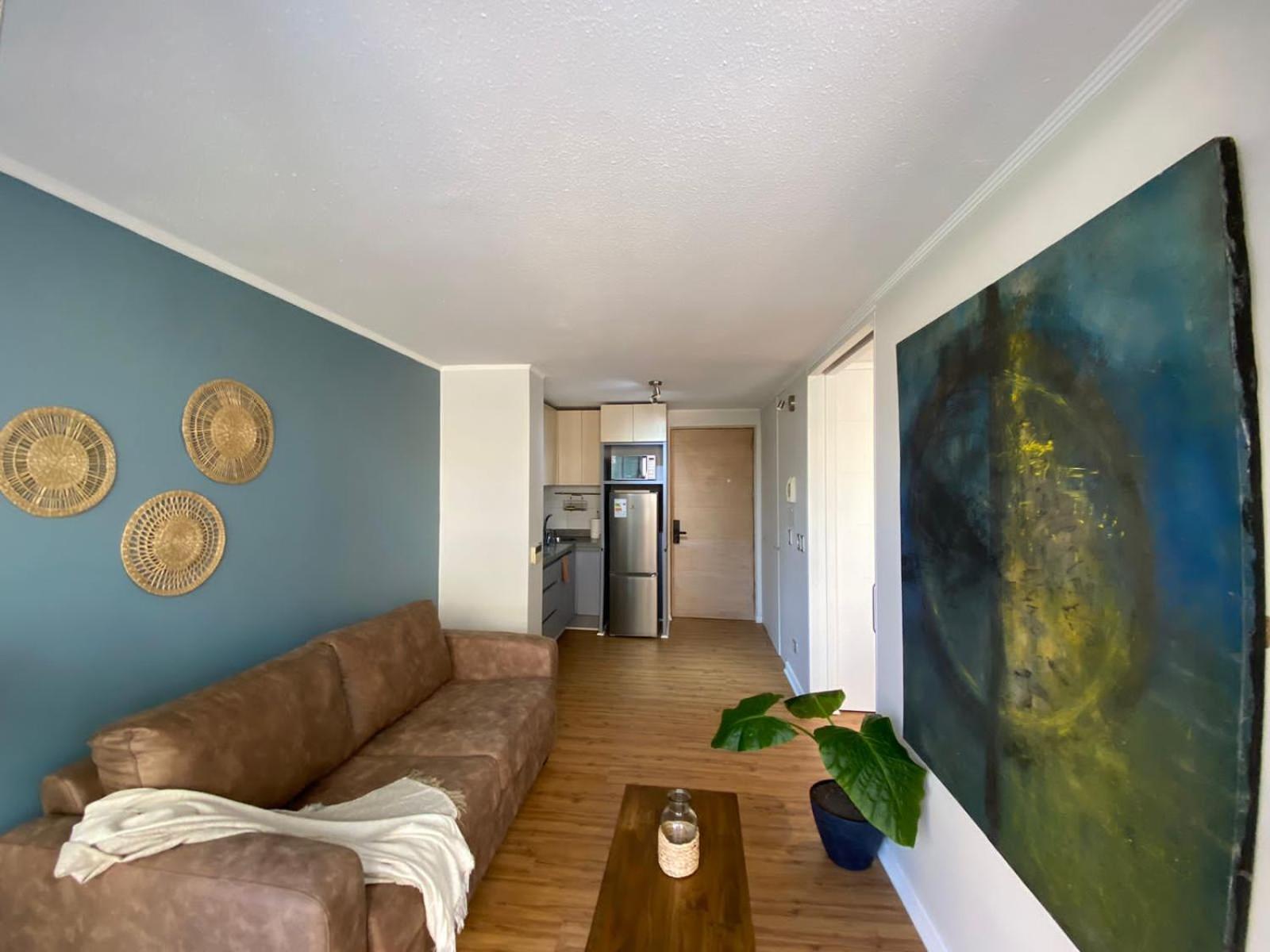 Moderno Departamento En Providencia Apartamento
